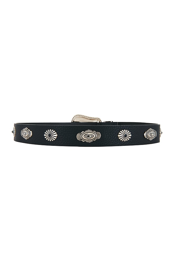 view 2 of 3 Amelie Belt in Black & Silver