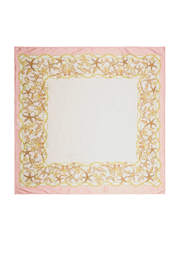 view 2 of 2 Reese Scarf Top in Baby Pink Scarf Print