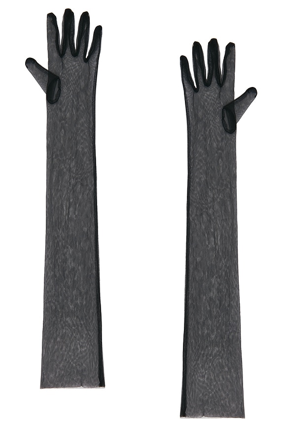 view 2 of 2 Jayne Sheer Gloves in Black