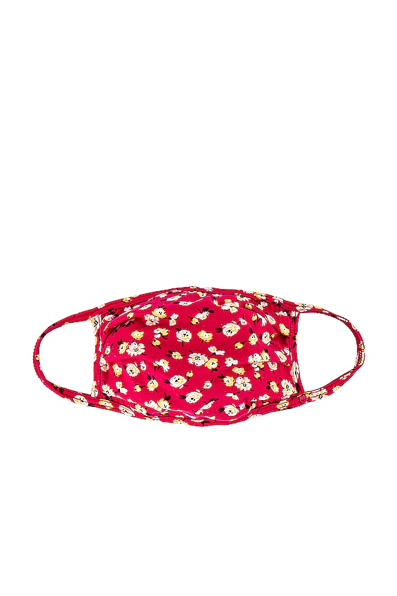 view 2 of 3 ANTIFAZ FACE in Red Mini Floral