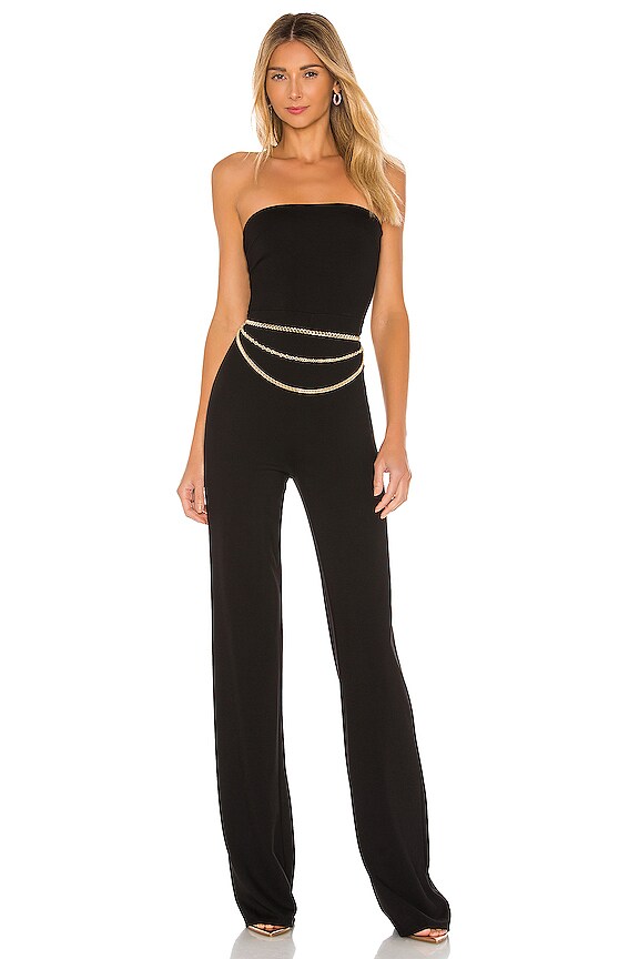 view 1 of 4 Checkmate Jumpsuit in Black