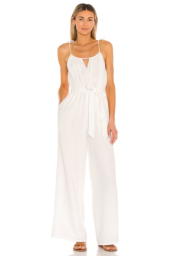 Lovers and Friends Cece Jumpsuit in Marshmallow White | REVOLVE