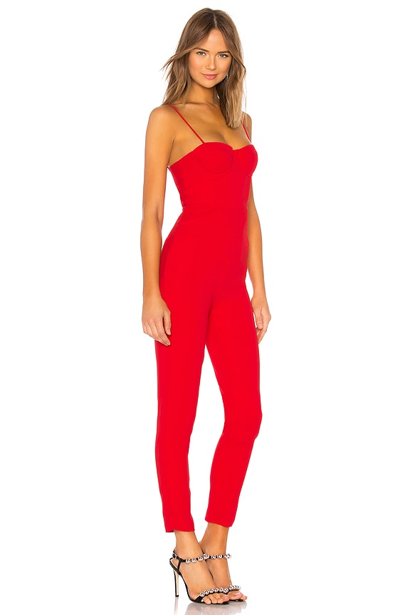 view 2 of 3 Ella Jumpsuit in Red