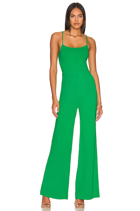 Lovers and Friends Lavinia Jumpsuit in Kelly Green | REVOLVE