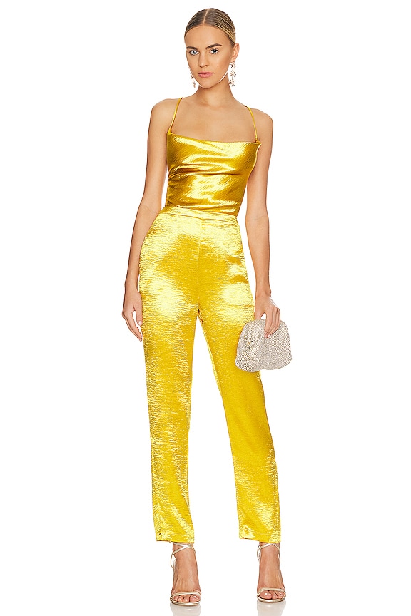 view 2 of 3 BRITT ジャンプスーツ in Prosecco Gold