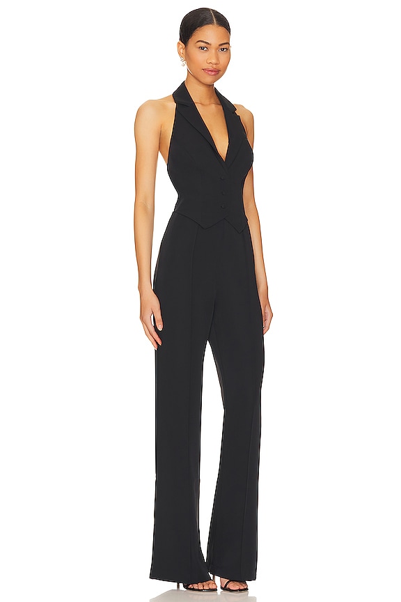 view 2 of 3 Elena Jumpsuit in Black