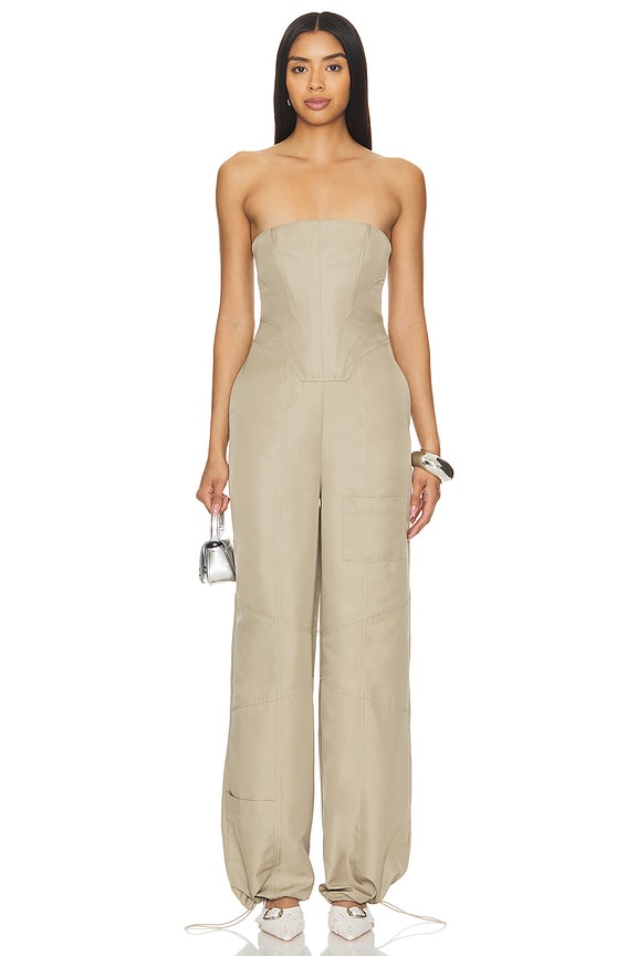 view 2 of 5 Meadow Jumpsuit in Sage Green
