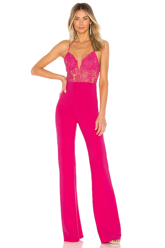 view 1 of 3 Roxy Jumpsuit in Hot Pink