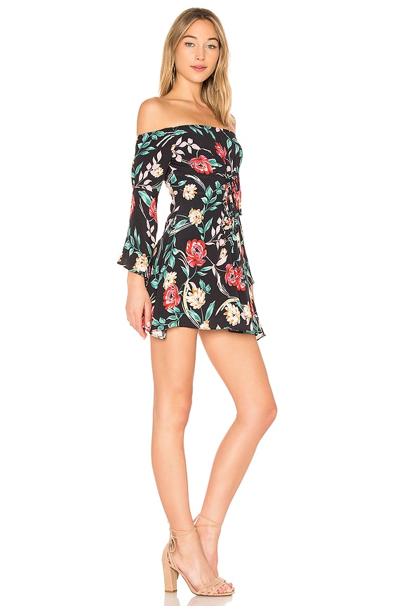 view 2 of 3 ROBE ÉPAULES DÉNUDÉES MARIE in Bold Floral