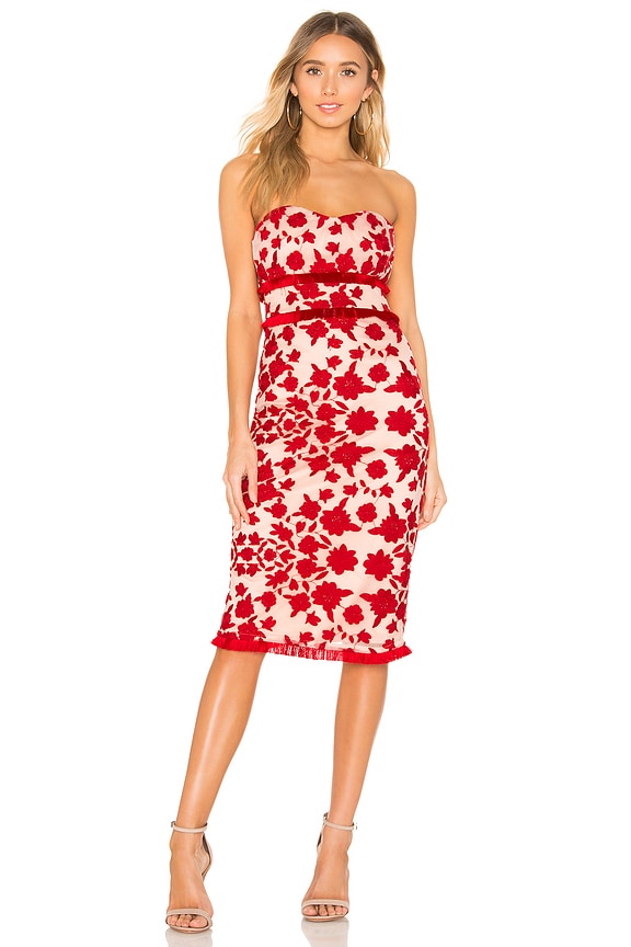 view 1 of 3 Sol Midi Dress in Red