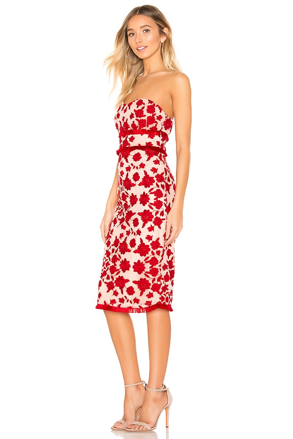 view 2 of 3 Sol Midi Dress in Red