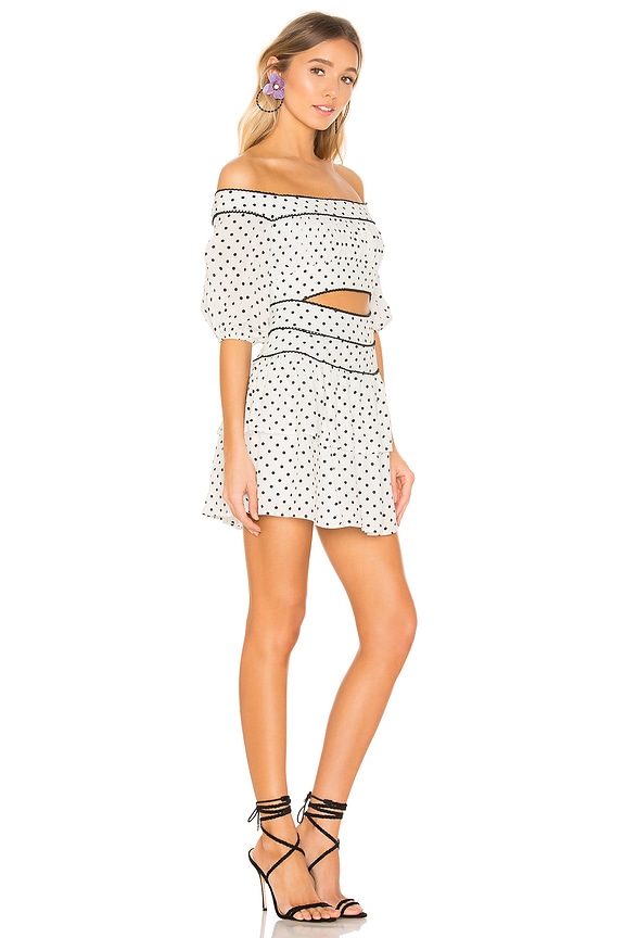 view 2 of 3 Louis Mini Dress in Black & White