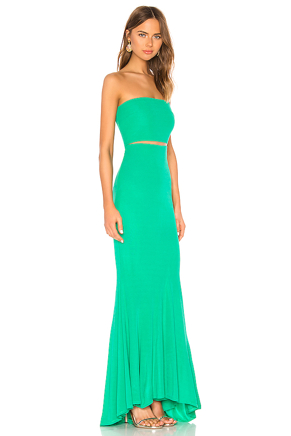 view 2 of 3 Pryce Gown in Green