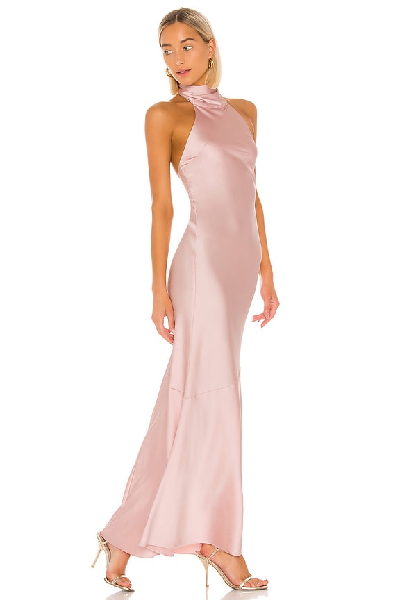 view 2 of 3 Claudia Gown in Party Pink