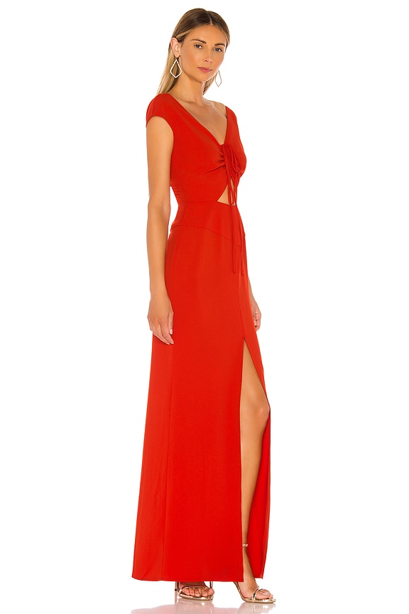 view 2 of 3 ROBE DE SOIRÉE CAMILA in Flame Scarlet