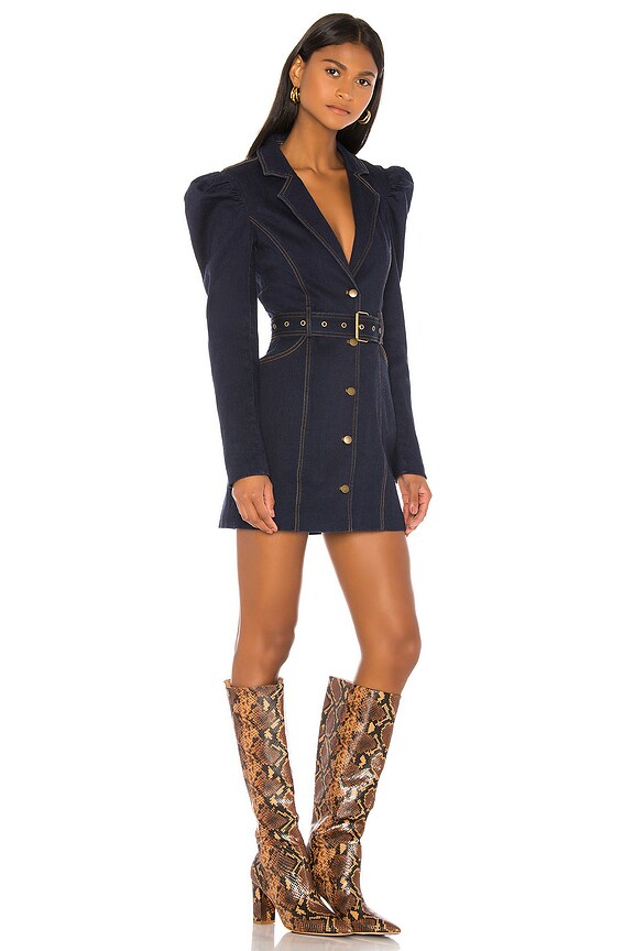 view 2 of 3 Rogue Mini Dress in Dark Denim