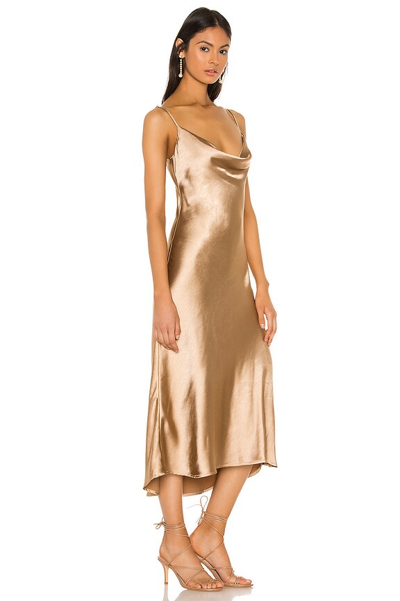 view 2 of 3 Geller Midi Dress in Gold