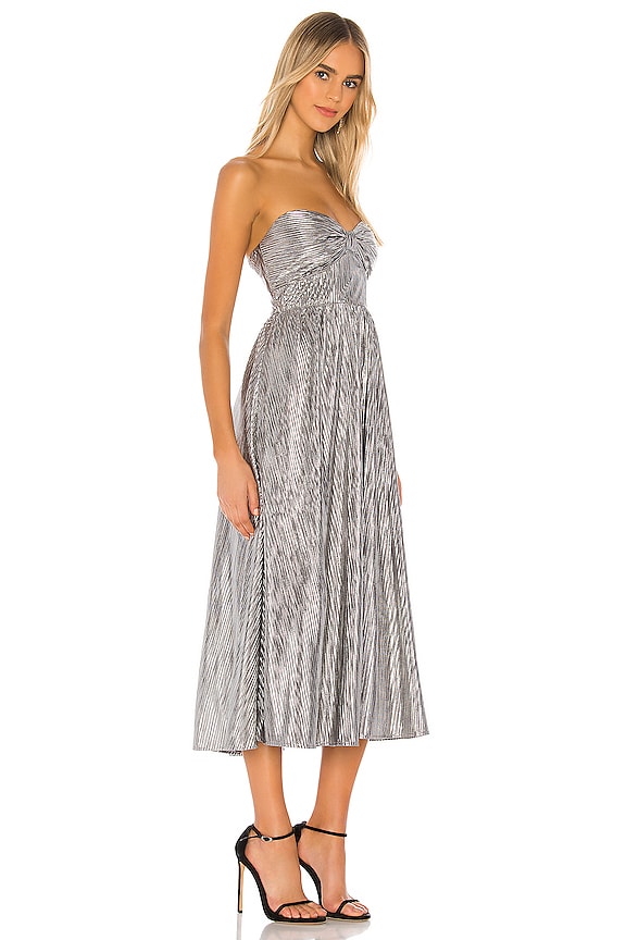 view 2 of 4 Tanya Midi Dress in Dark Silver
