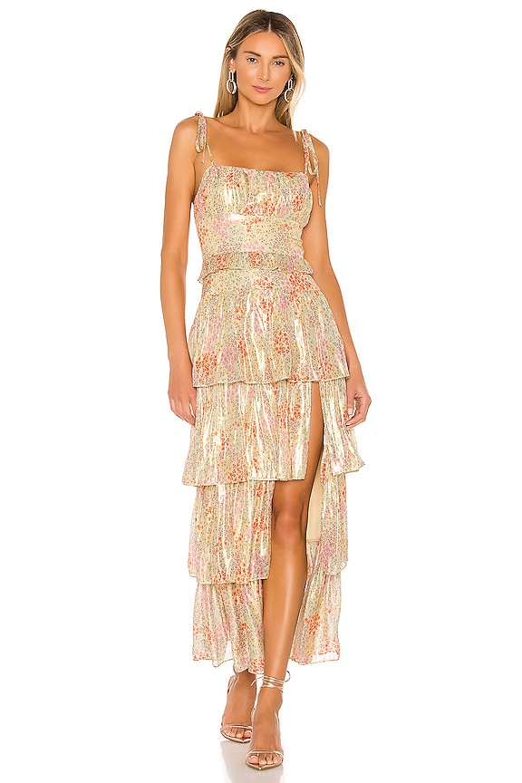 view 1 of 4 Santorini Maxi Dress in Lurex Floral