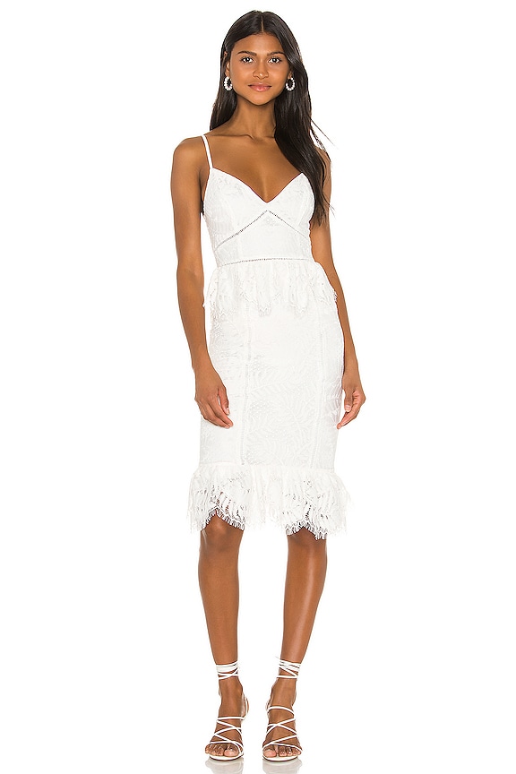 Lovers and Friends Wanderlust Midi Dress in White | REVOLVE