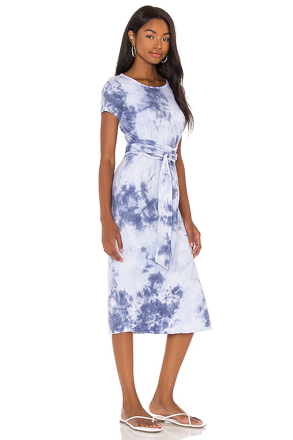 view 2 of 3 Brooklyn Midi Dress in Blue Tie Dye