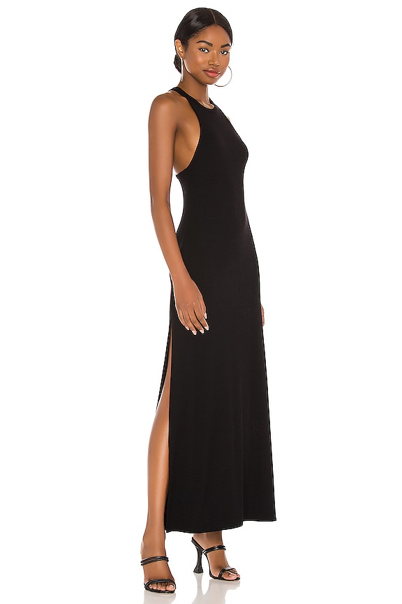 view 2 of 3 Racer Back Maxi Dress in Black