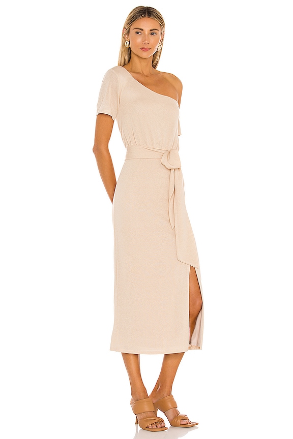 view 2 of 3 Eden Midi Dress in Natural Tan