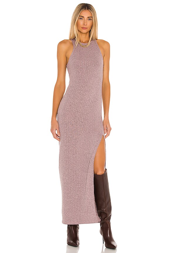 view 2 of 4 Savannah Dress in Heather Mauve