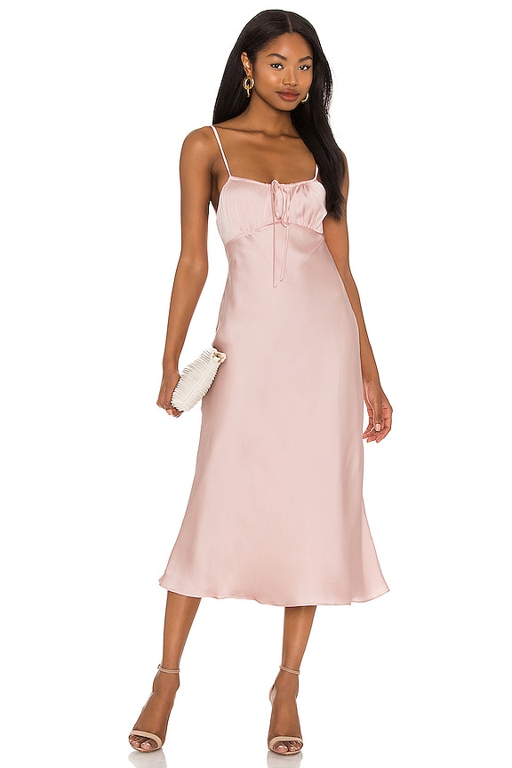 view 1 of 3 Dee Midi Dress in Dusty Pink