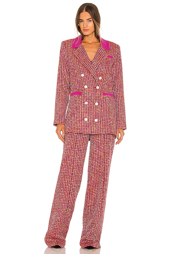 view 2 of 7 Nadja Jacket Dress in Pink & Red