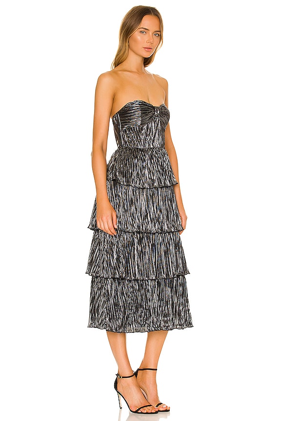 view 2 of 5 Mya Midi Dress in Pewter