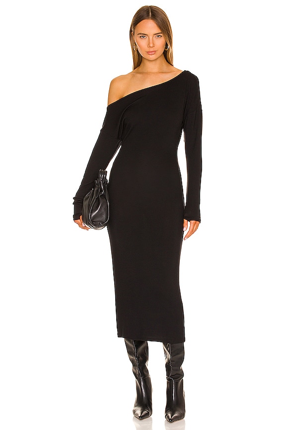 Lovers and Friends Chantelle Midi Dress in Black | REVOLVE
