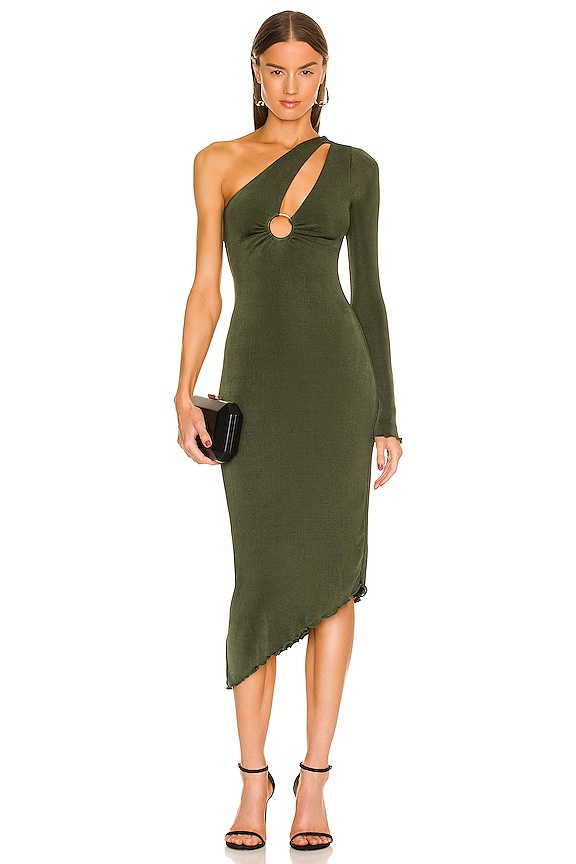 view 1 of 3 ROBE SIENNE in Olive Green