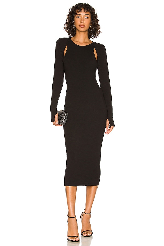 view 1 of 3 Alodie Midi Dress in Black