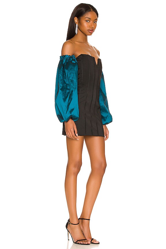 view 2 of 3 ROBE SAVANNAH in Black & Emerald