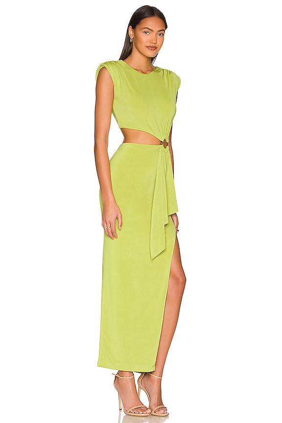 view 2 of 3 ENCORE ドレス in Chartreuse Green