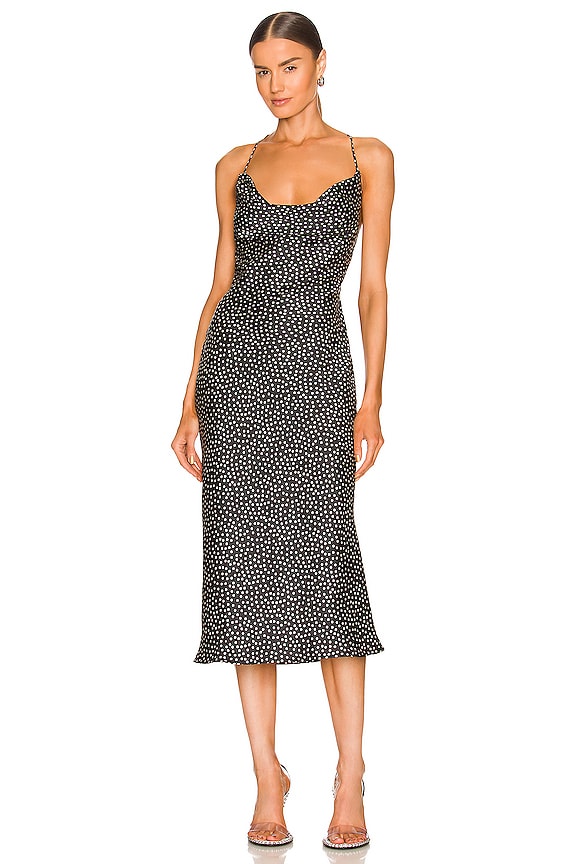 view 2 of 4 Lovers + Friends Lauren Midi Dress in Black Polka Dot