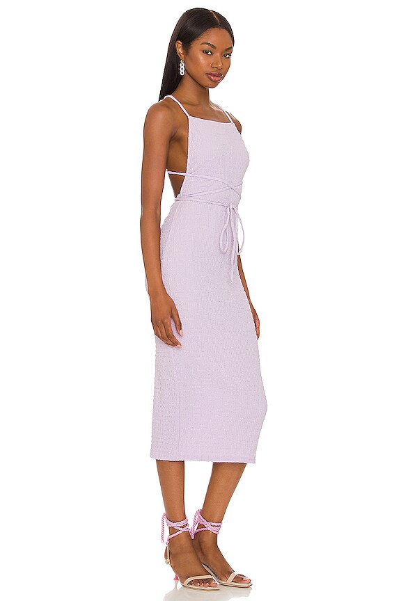 view 2 of 3 ROBE GATHERS OF LOVE in Lavender Purple