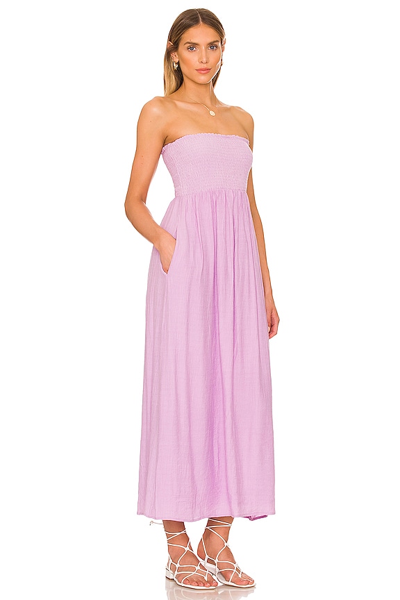 view 2 of 3 VESTIDO MIDI FIELLE in Lavender Purple