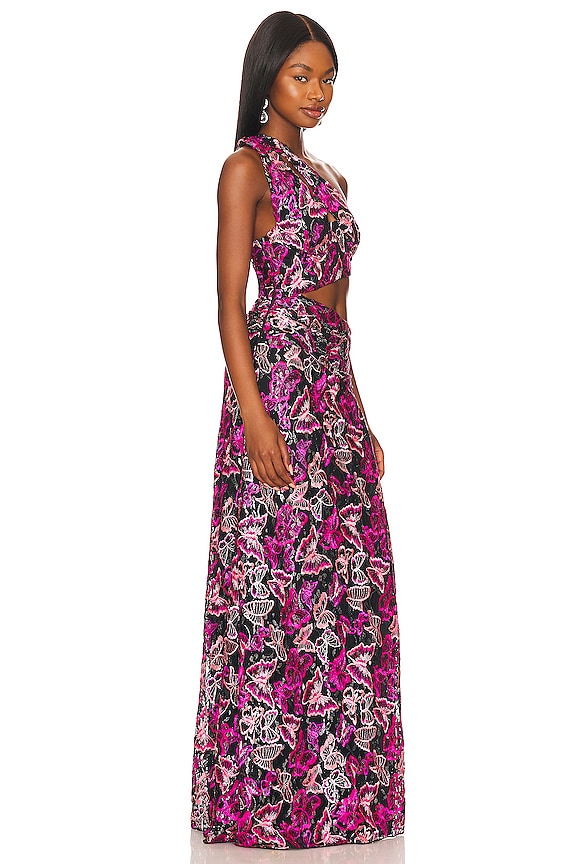 view 2 of 6 ROBE DE SOIRÉE ELYSIAN GOWN in Mariposa Multi