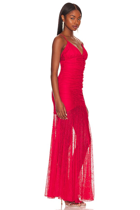 view 2 of 4 Sierra Gown in Strawberry Red