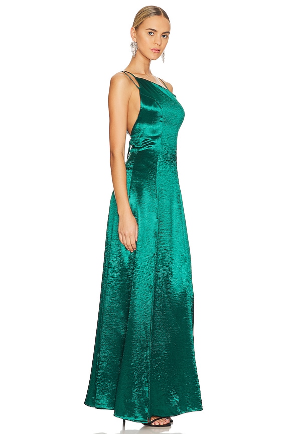 view 2 of 3 VESTIDO LARGO BRITT in Green