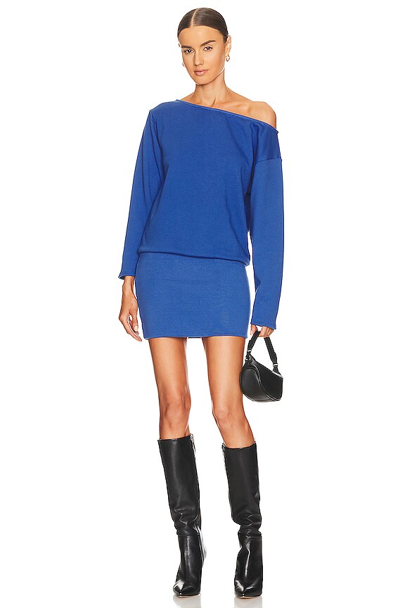 view 1 of 4 Madison Sweatshirt Dress in Navy