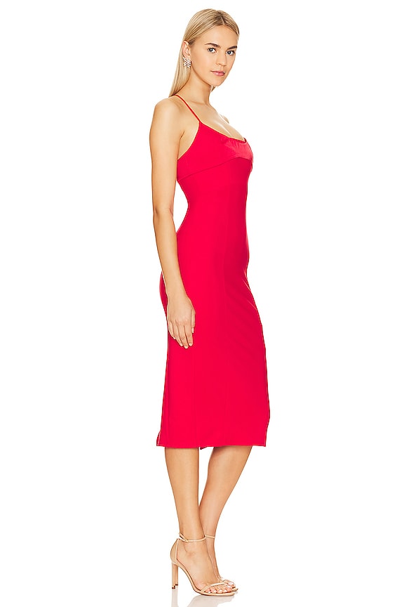 view 2 of 3 STARLING 원피스 in Deep Red