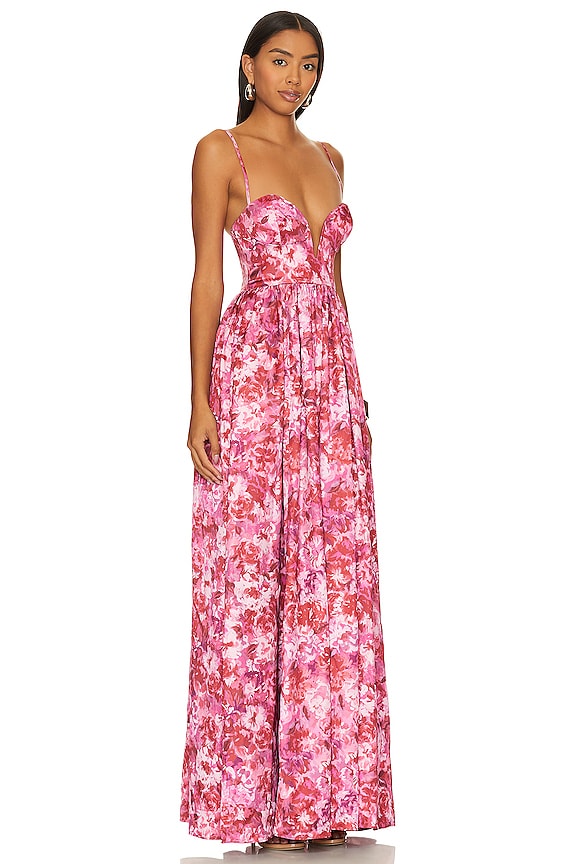 view 2 of 3 Mallory Gown in Monet Floral