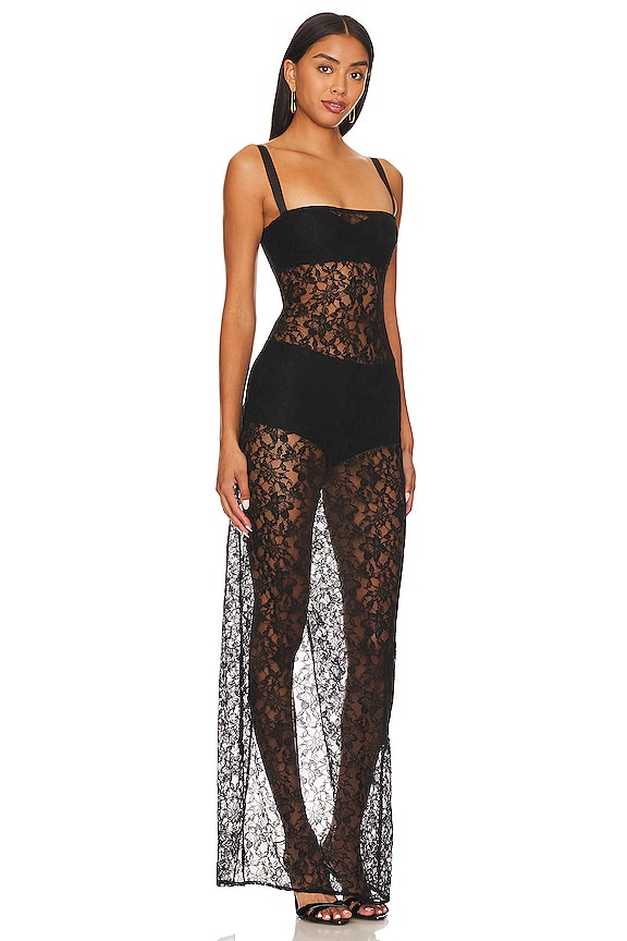 view 2 of 3 Gracia Gown in Black