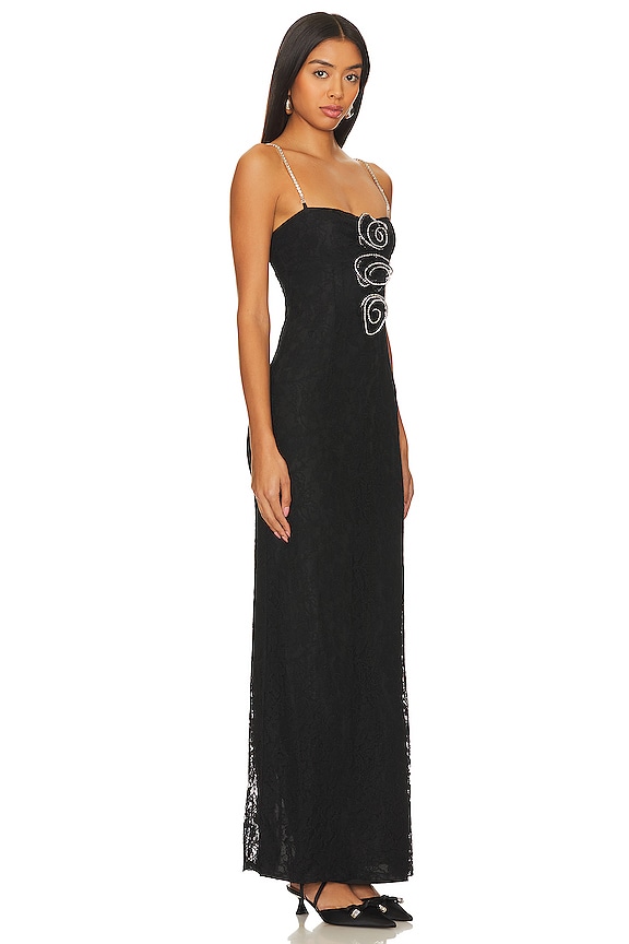 view 2 of 4 x Rachel Nadine Gown in Black