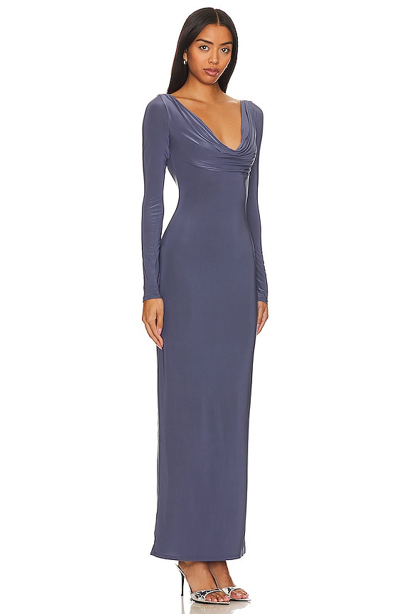 view 2 of 3 x Rachel Jaya Maxi Dress in Slate Blue