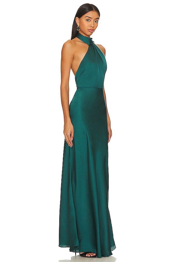 view 2 of 3 Albie Gown in Dark Teal