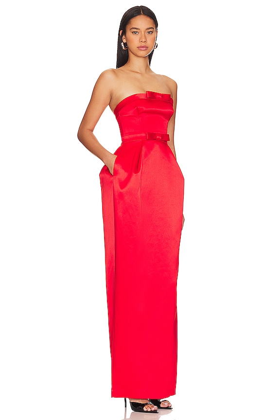 view 2 of 4 Scarlett Gown in Red